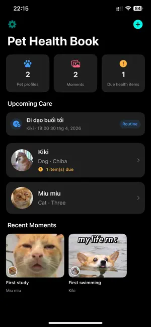 Pet Health Book screenshot 1