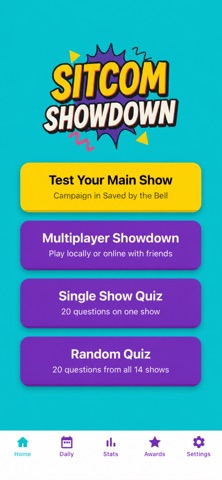 Sitcom Showdown iPhone screenshot