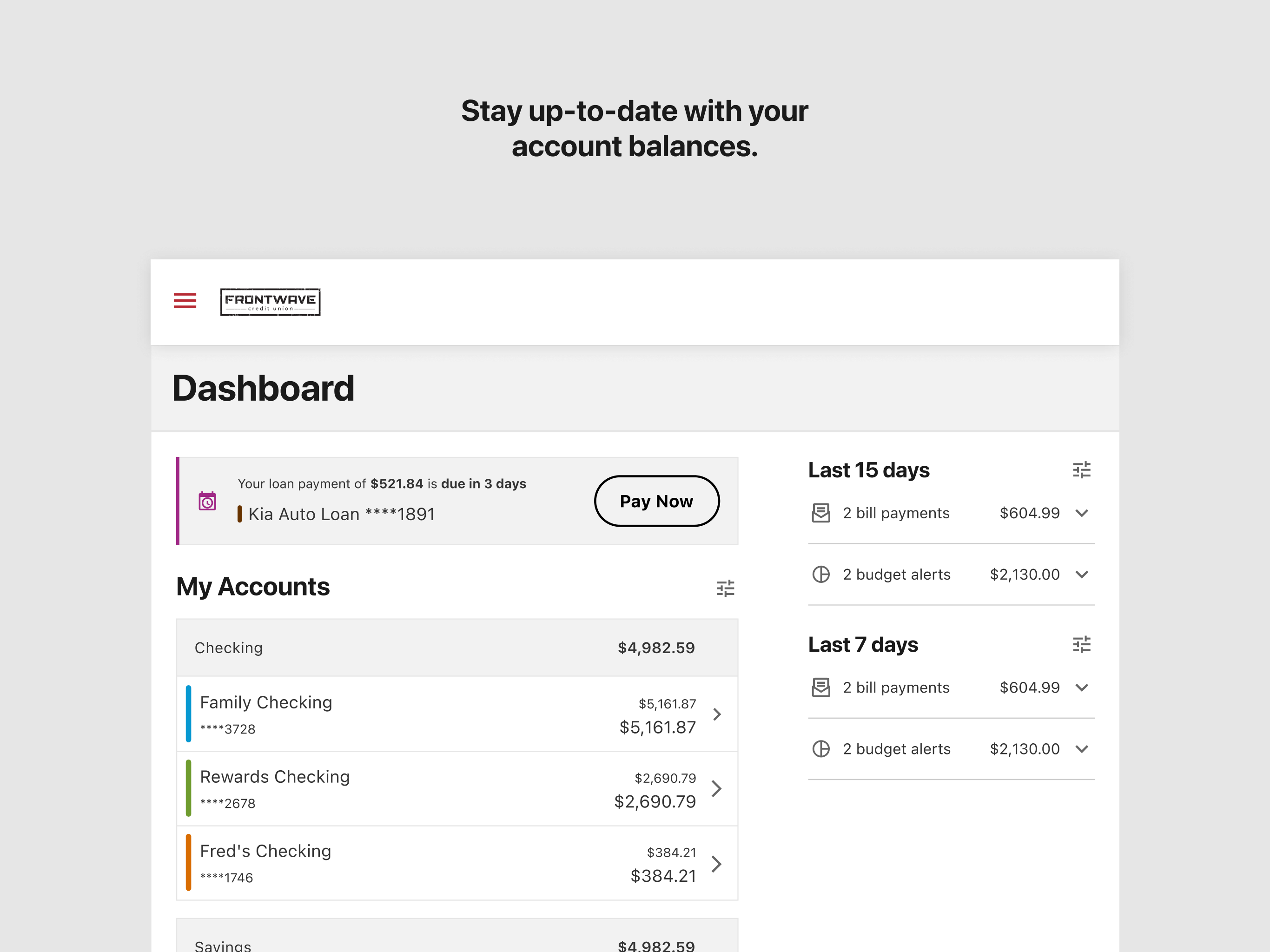 Frontwave Mobile Banking