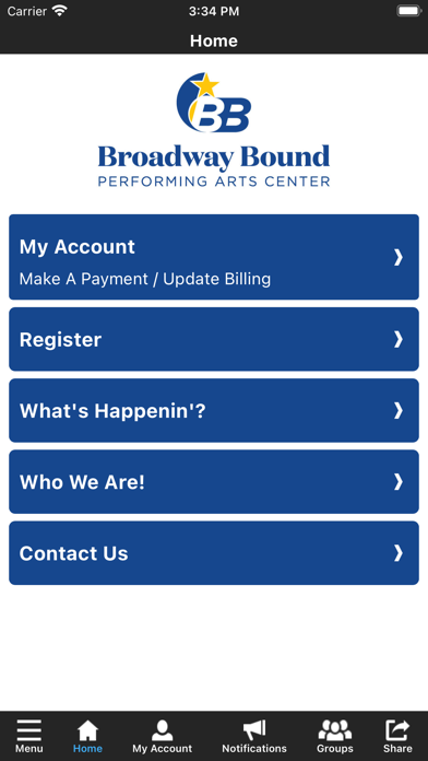 Broadway Bound PAC Screenshot