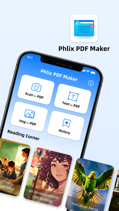 Phlix PDF Maker-Create & Read Screenshot