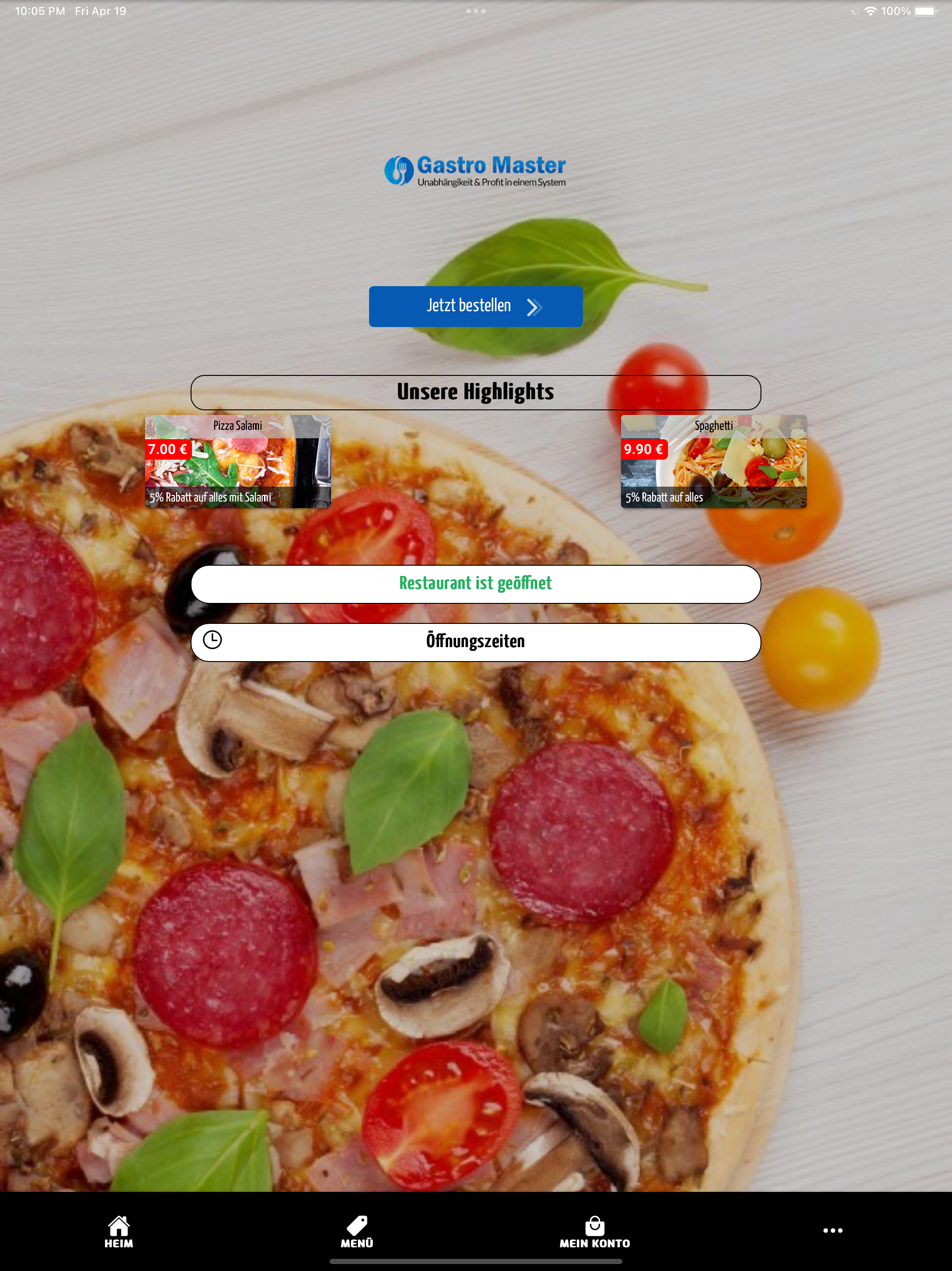 Gastro Master App
