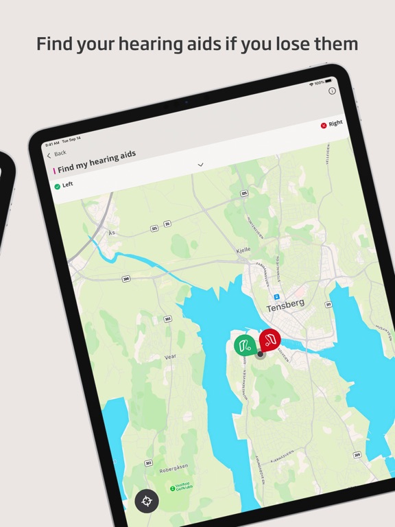 Oticon Companion iPad screenshot 5 - Medical app