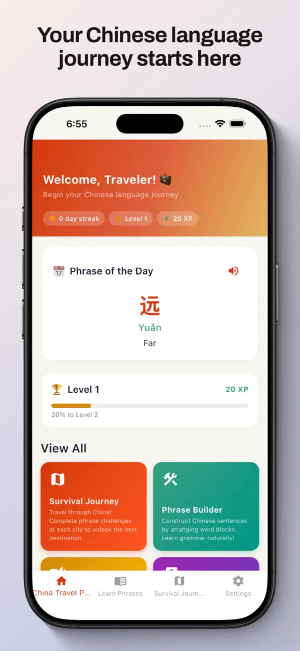 Screenshot #1 pour Learn Chinese Travel