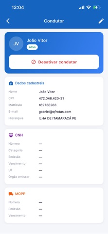 QFrotas Mobile screenshot