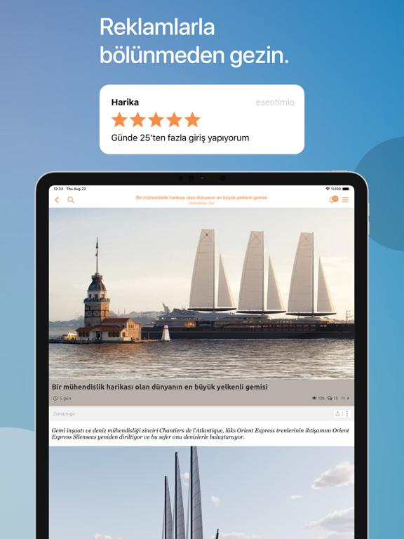 DH - Teknoloji Haberleri Video iPad screenshot 9 - News app
