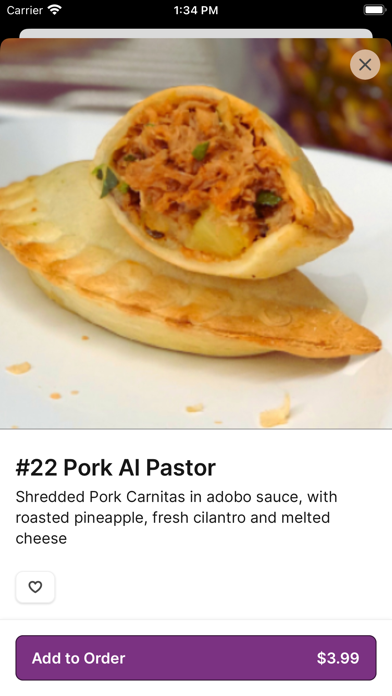 The Empanada Cookhouse To Go iPhone screenshot 4 - Food & Drink app