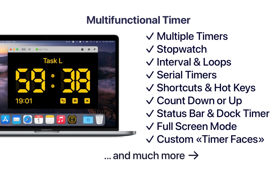 #1. Timer RH (macOS) 由: Pavlo Liashenko