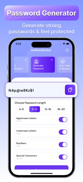 Authenticator app, 2FA and MFA Screenshot 4 of 5