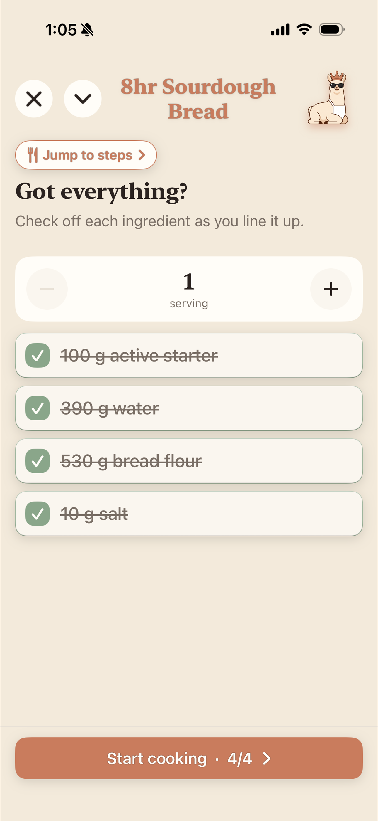 Llamas Cookbook screenshot 4