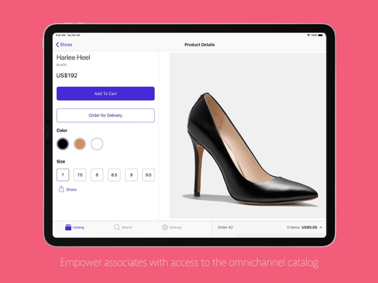Tulip Point of Sale iPad screenshot 1 - Business app