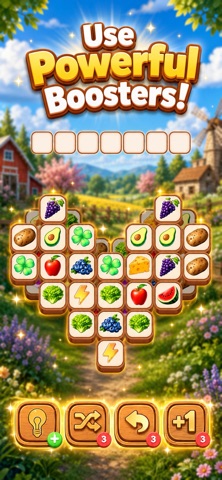 Tile Harvest: Match 3 Puzzle iPhone screenshot
