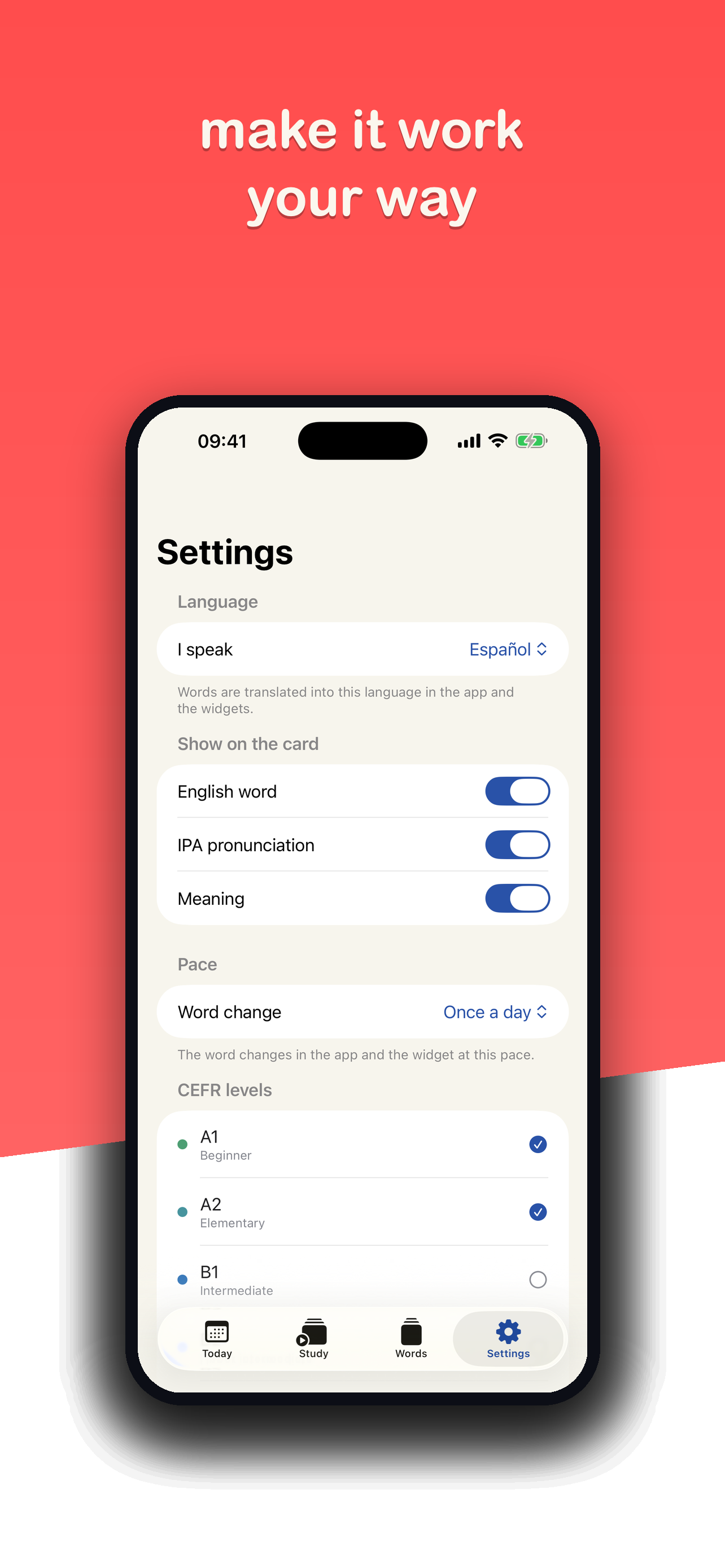 Daily English: Widget screenshot 5