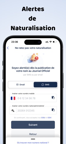 Naturalisation & TDS - Sospréf screenshot