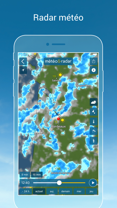 Screenshot #2 pour Météo & Radar Premium