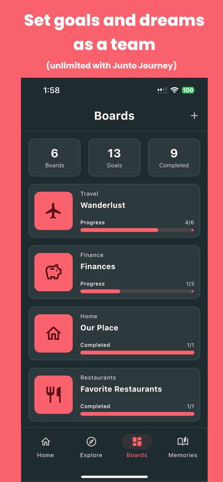 Junto: Couples App screenshot 2