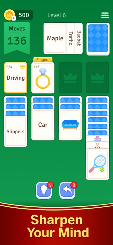 Solitaire Associations Journey screenshot 1