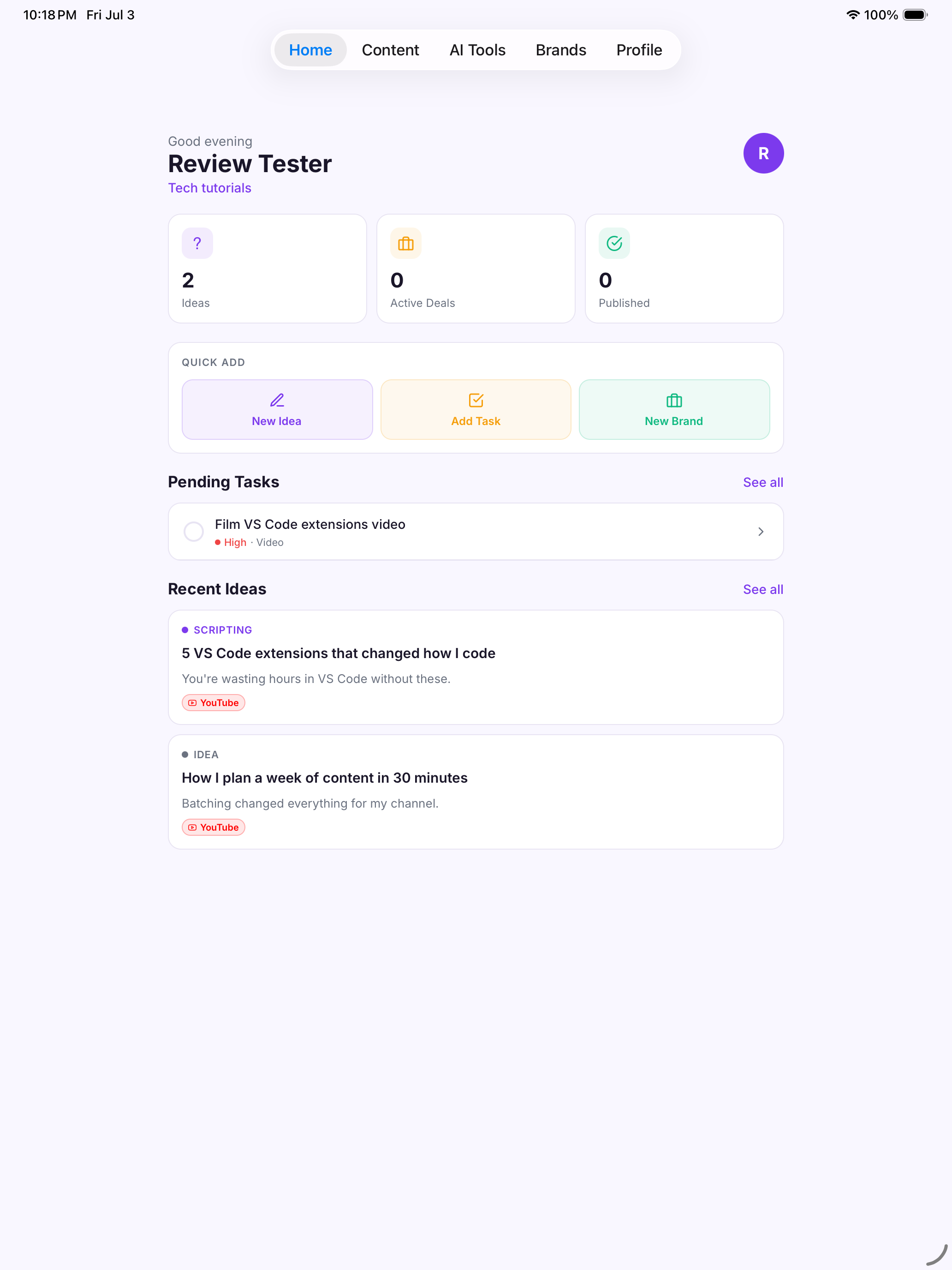 CreatorHustle: Content Planner screenshot 13
