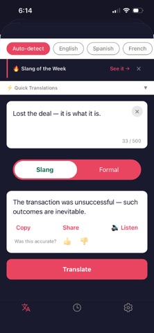 LingualShift: Language Shifter iPhone screenshot