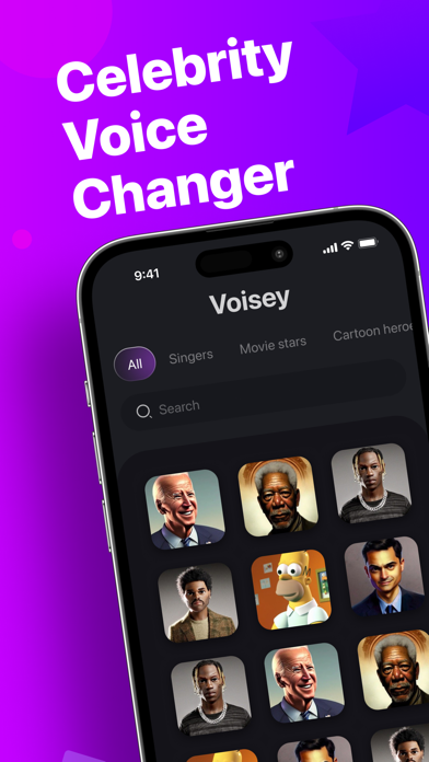 Voisey Celebrity Voice Changer Screenshot