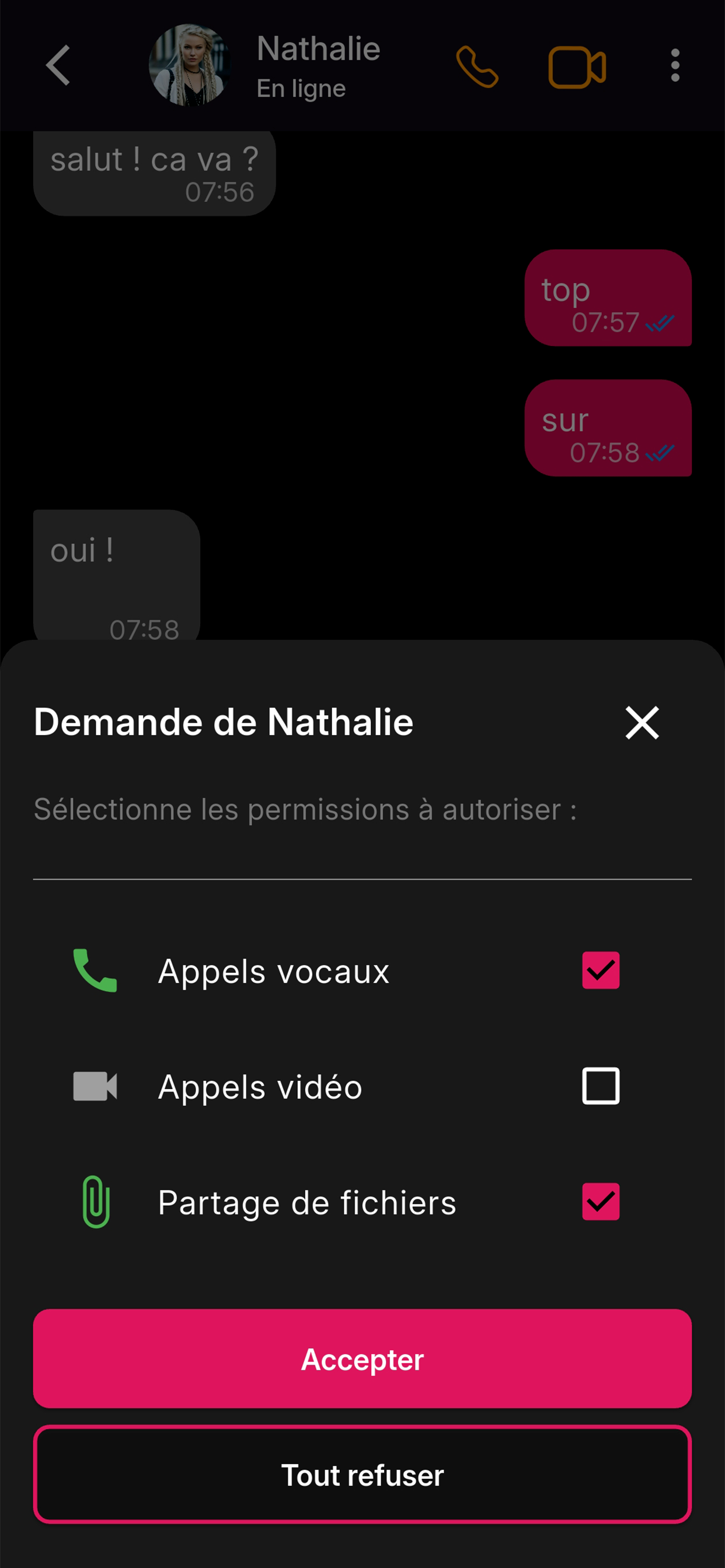 QRush : appli de rencontre