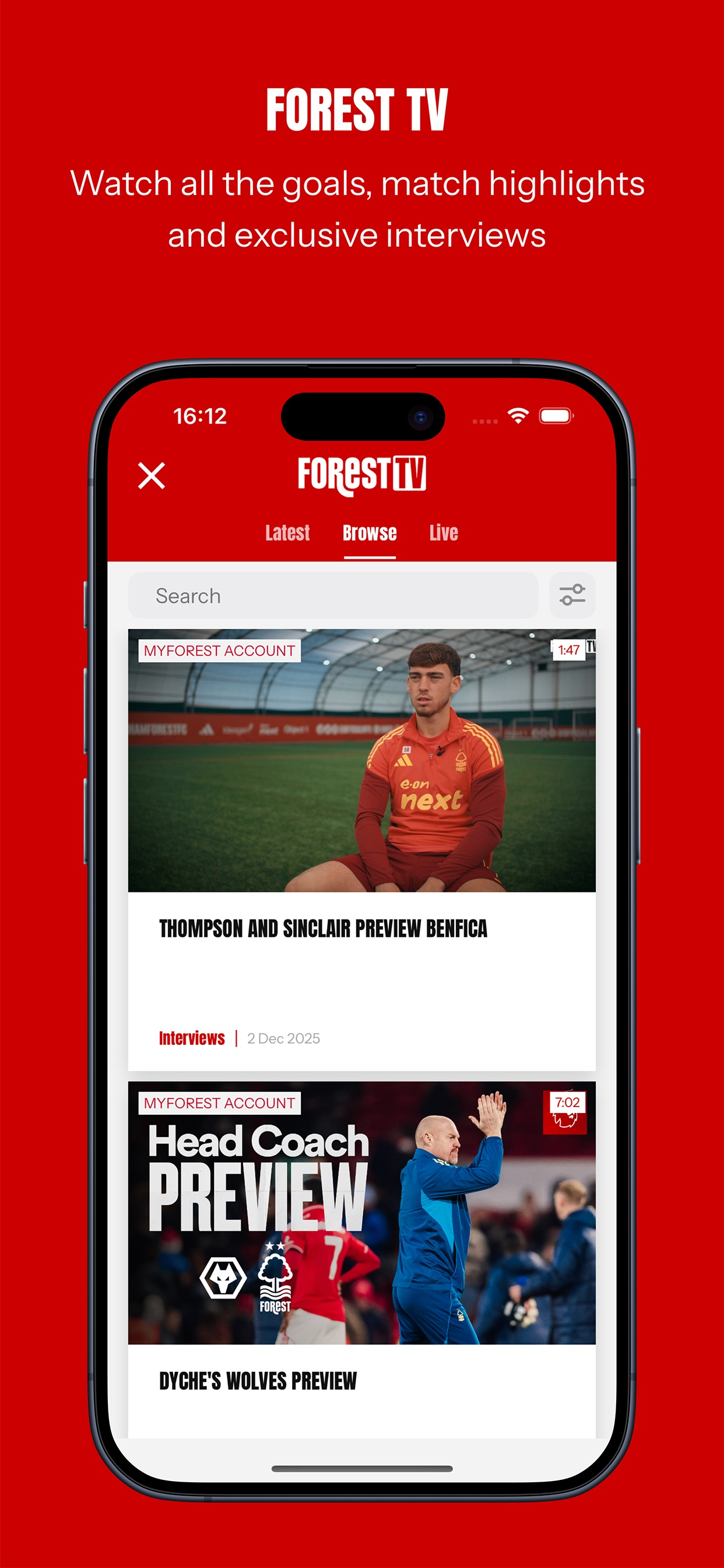 Nottingham Forest App screenshot 5