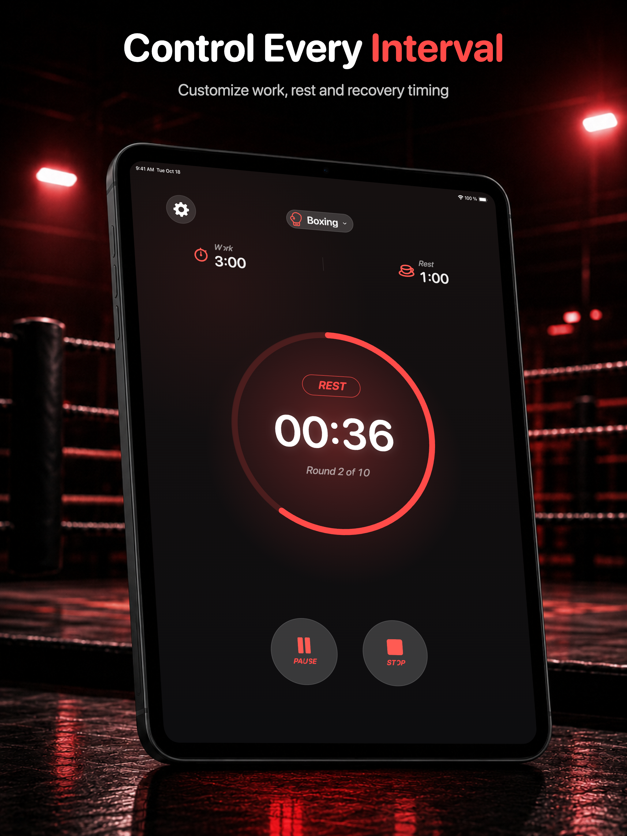 Boxing Timer & Interval Timer screenshot 9