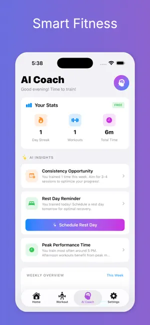 Gain: Home Gym Workout Planner screenshot 4