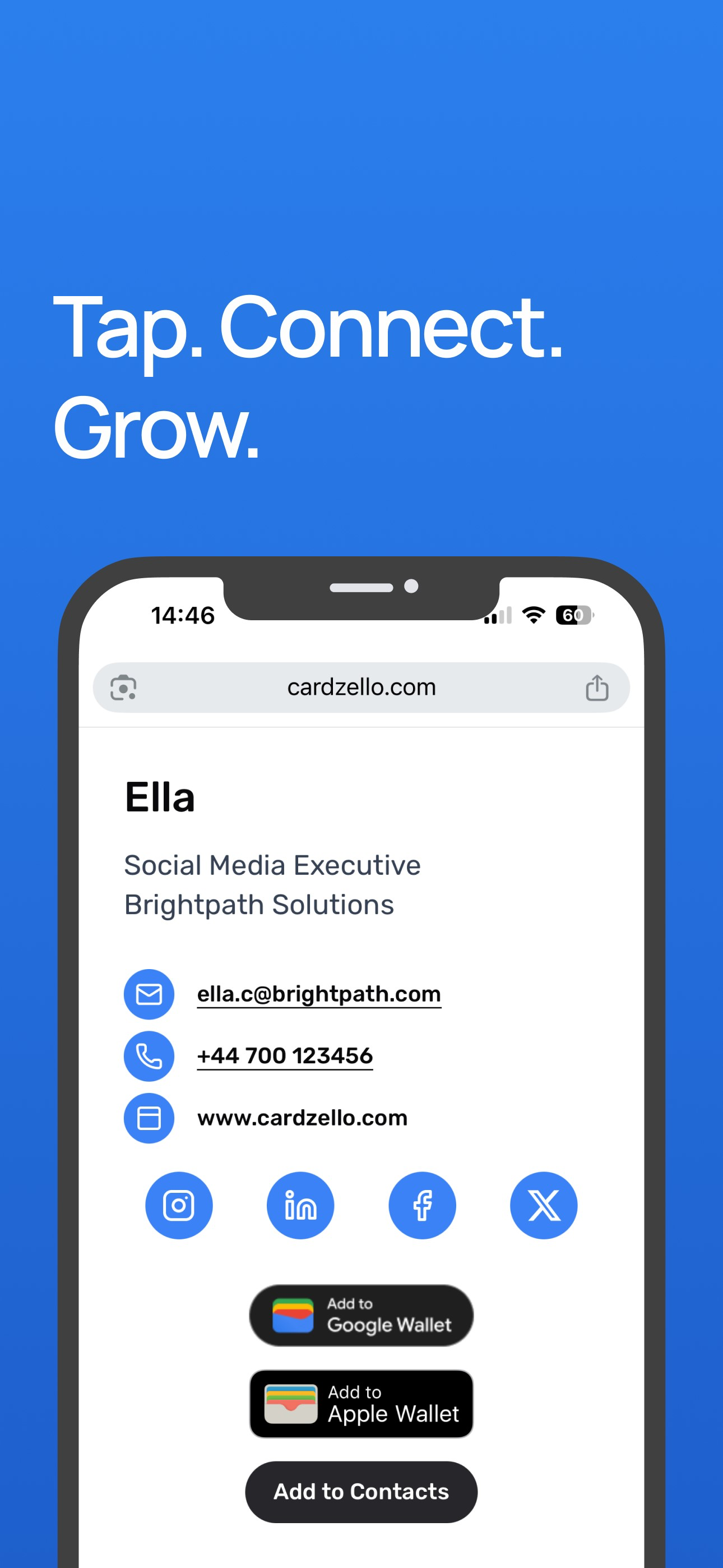 Cardzello: Business Cards