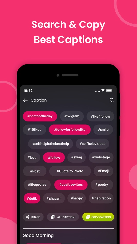 #8. TopFollow - Tags (iOS) Podle: K NAROLA BROTHER & CO