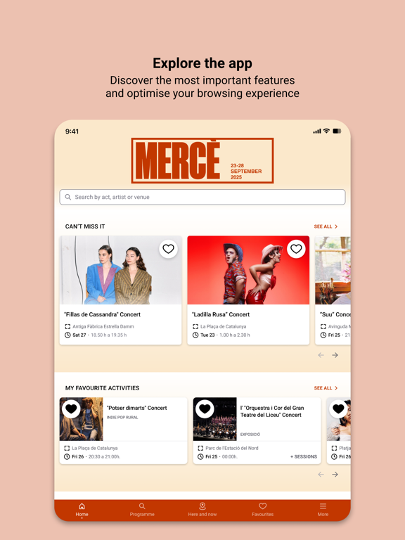 Mercè - Festa de Barcelona iPad screenshot 2 - Entertainment app