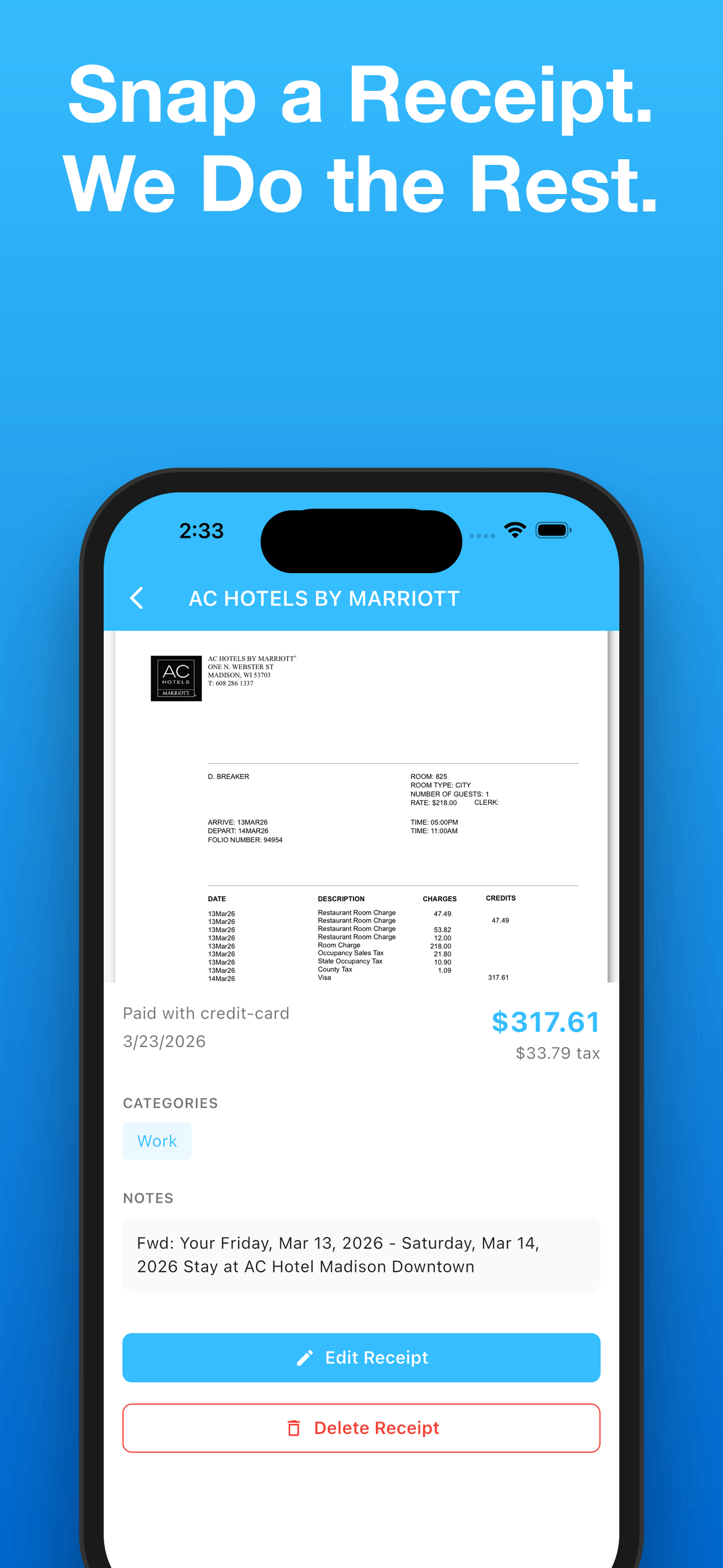Shoeboxed: Receipt Scanner