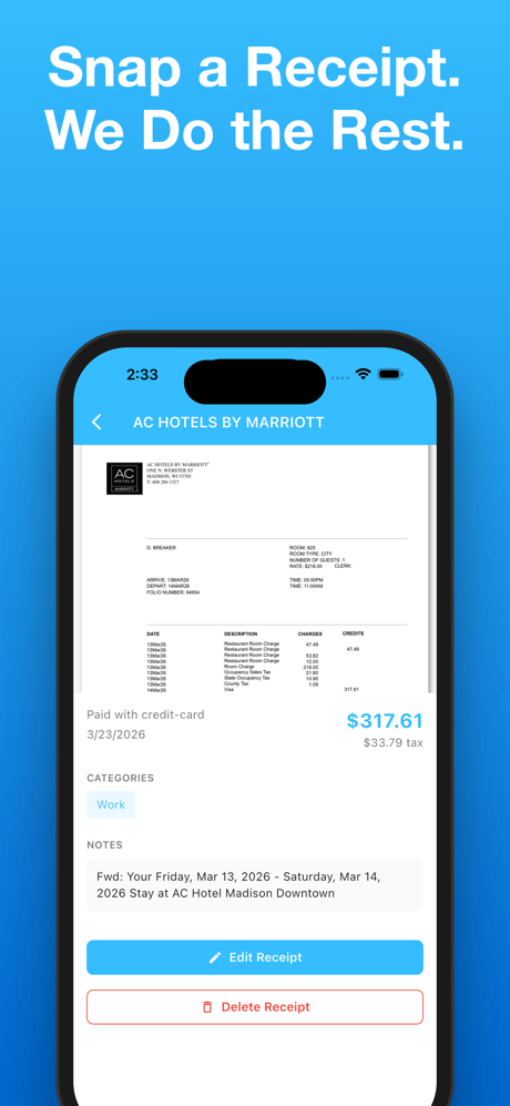 Shoeboxed: Receipt Scanner screenshot 1