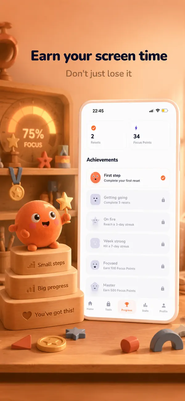 Screenshot #2 pour Detox: Earn your Screen Time