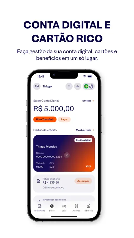 Rico: investir é pra você screenshot 4 of 6