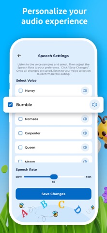 Buzzy Bee Spelling iPhone screenshot