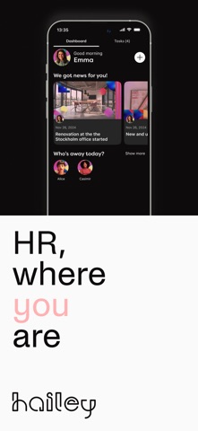 Hailey HR iPhone screenshot 1
