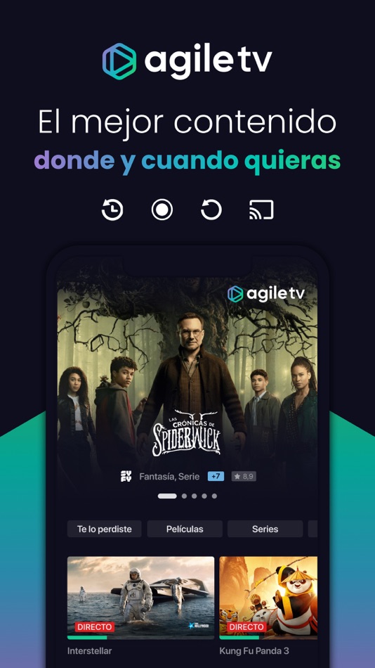 #1. Agile TV (iOS) 来自: Over The Top Networks Iberica, S.L.
