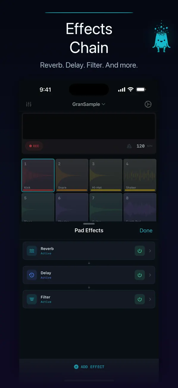 #4. GranSample - Granular Sampler (iOS) 게시자: Chih Han Lin