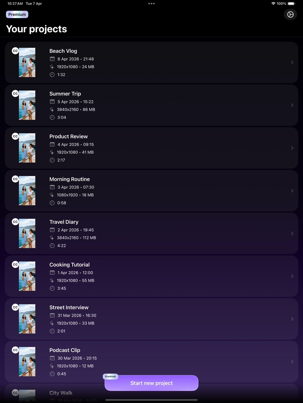 iPad screenshot