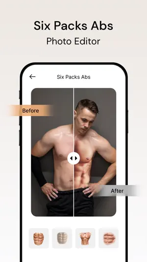 AI Six Packs Abs Photo Editor screenshot 1