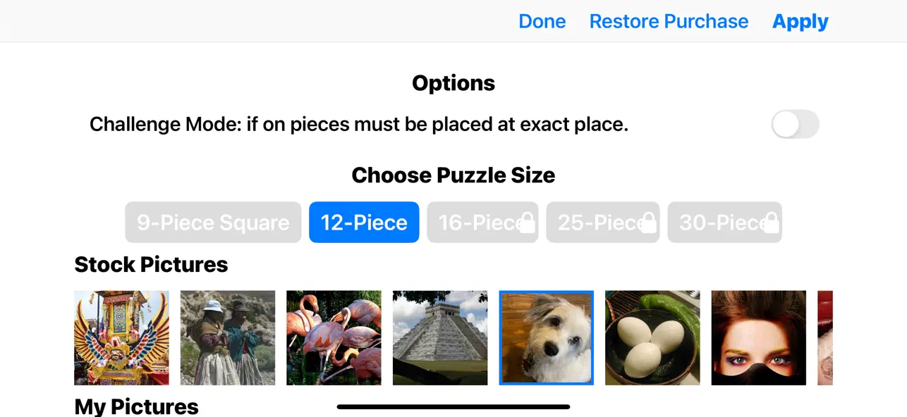 Screenshot #2 pour PhotoJigSawPuzzle Version