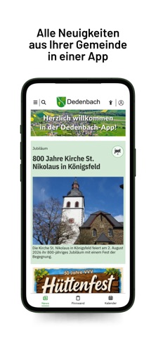 Dedenbach iPhone screenshot