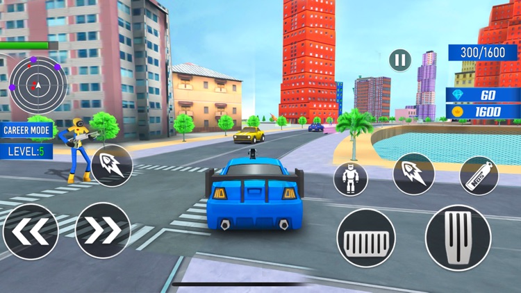 Rope Hero Game spider 3d screenshot-9