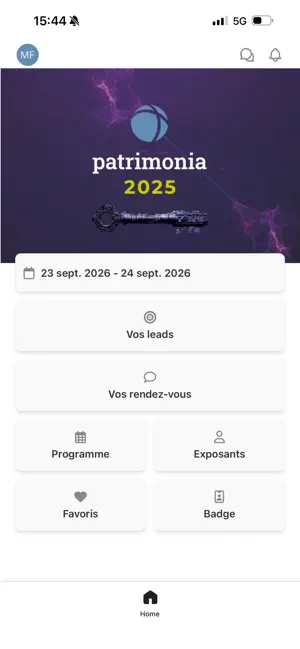 Patrimonia Events screenshot 1