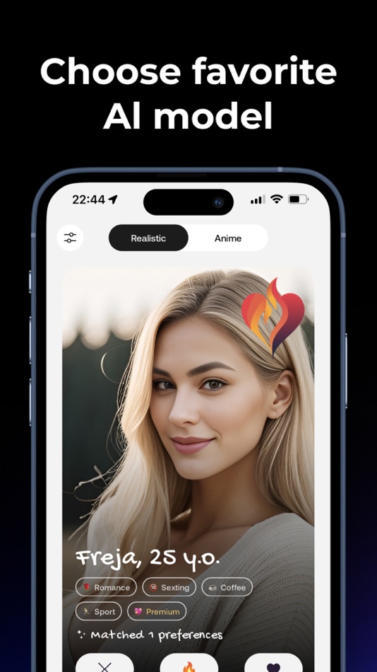 #4. Flamify: AI Chat & Love Dating (iOS) 来自: Tolstykh Dmitrii