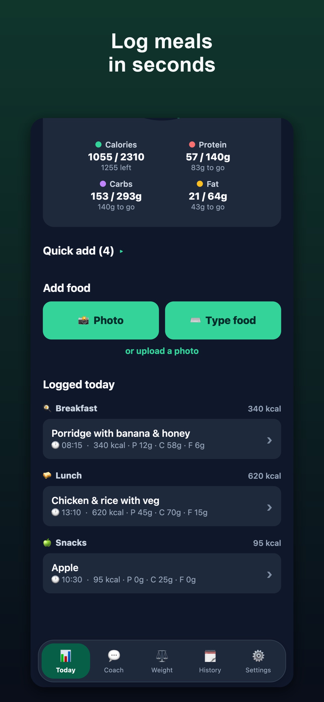 Screenshot 3 of Caloread: Calorie Tracker