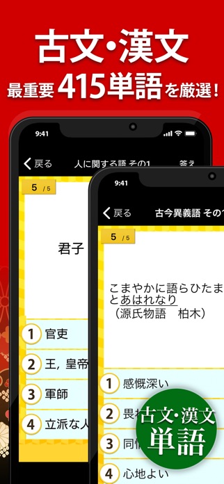 古文・漢文（古文単語、古典文法、漢文） スクリーンショット1