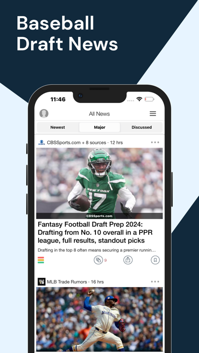 Baseball Draft News Screenshot