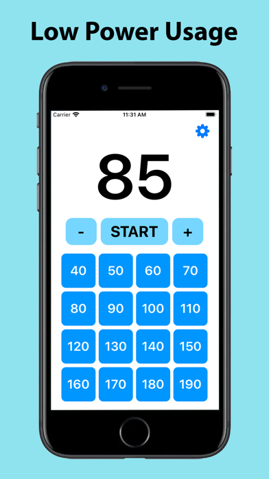 Crack Metronome iPhone screenshot 2 - Music app